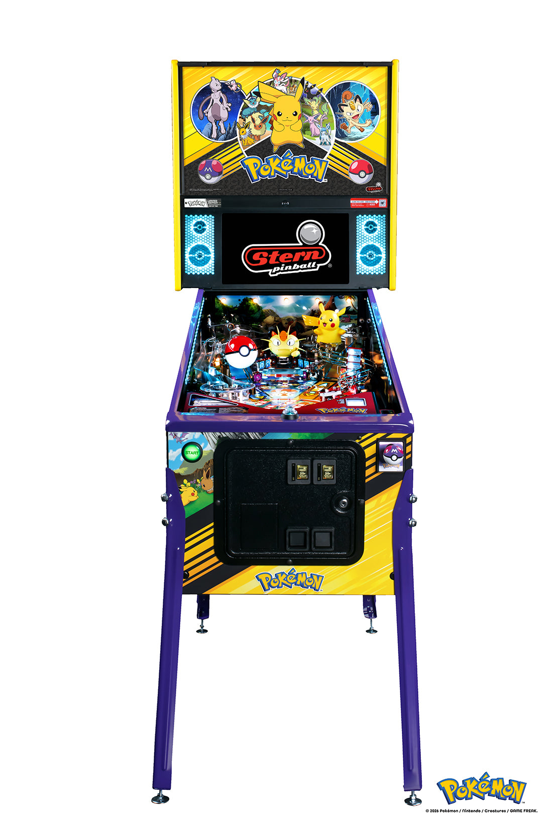 POKEMON LE Limited Edition Flipper - STERN Pinball