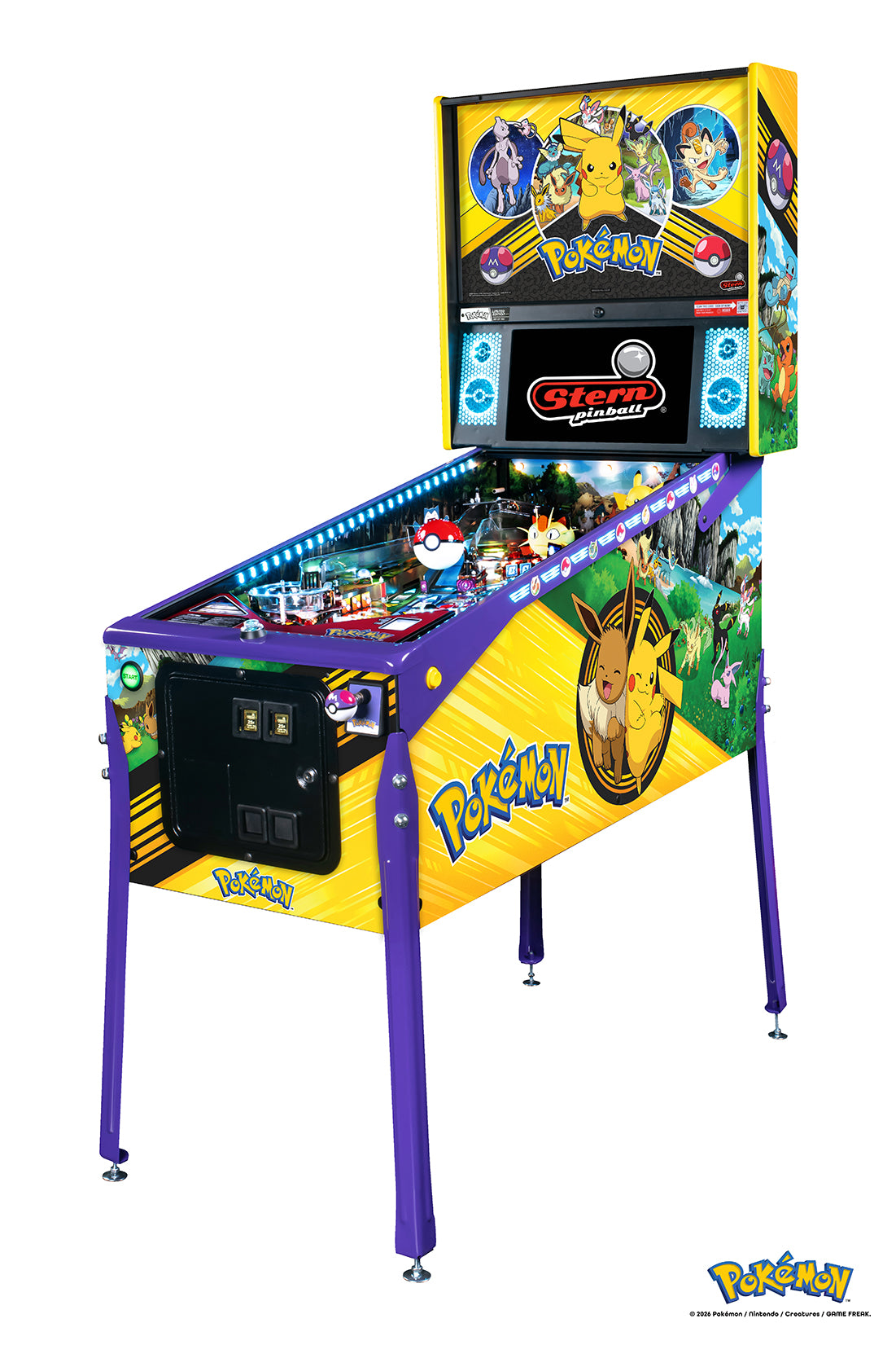 POKEMON LE Limited Edition Flipper - STERN Pinball