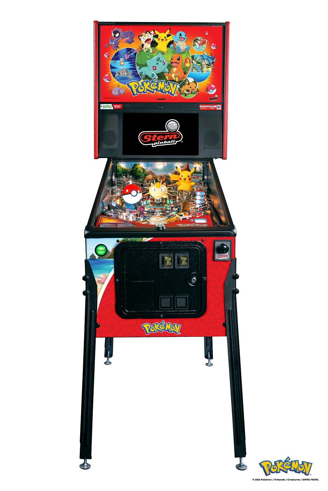 POKEMON Premium Edition Flipper - STERN Pinball