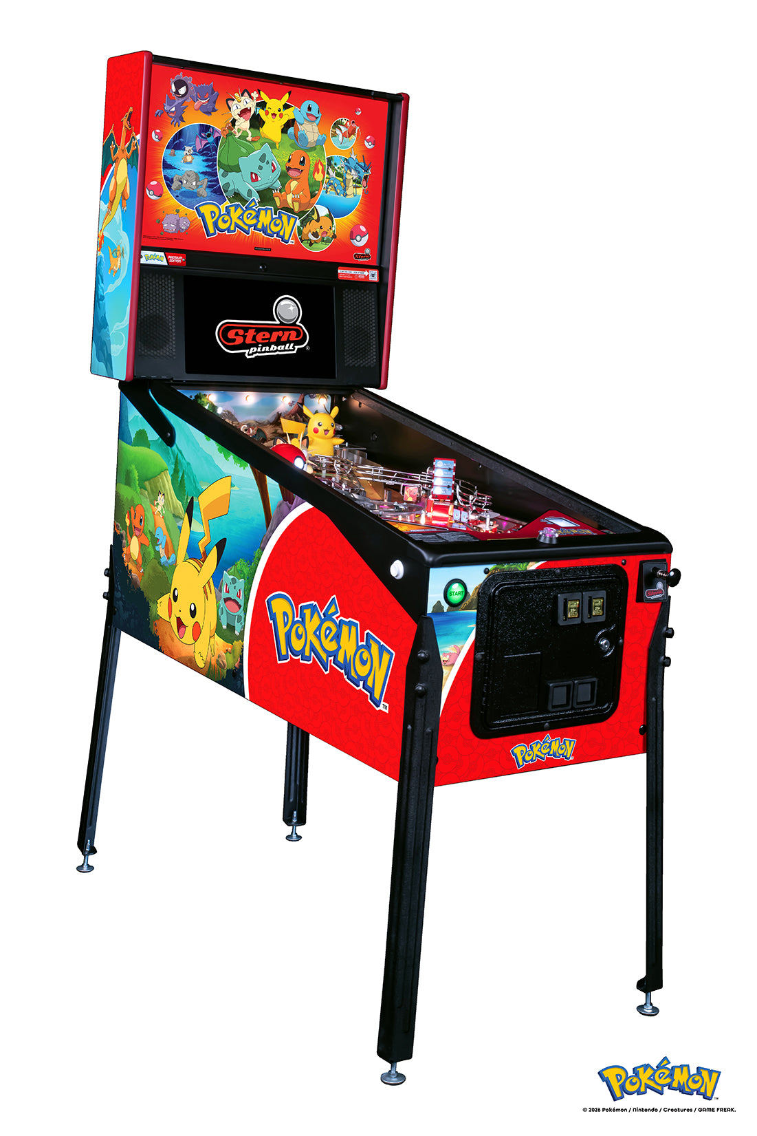 POKEMON Premium Edition Flipper - STERN Pinball