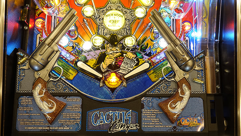 CACTUS CANYON SPECIAL Edition Plus SE+ Flipper - Chicago Gaming Company Pinball CGC Pinball