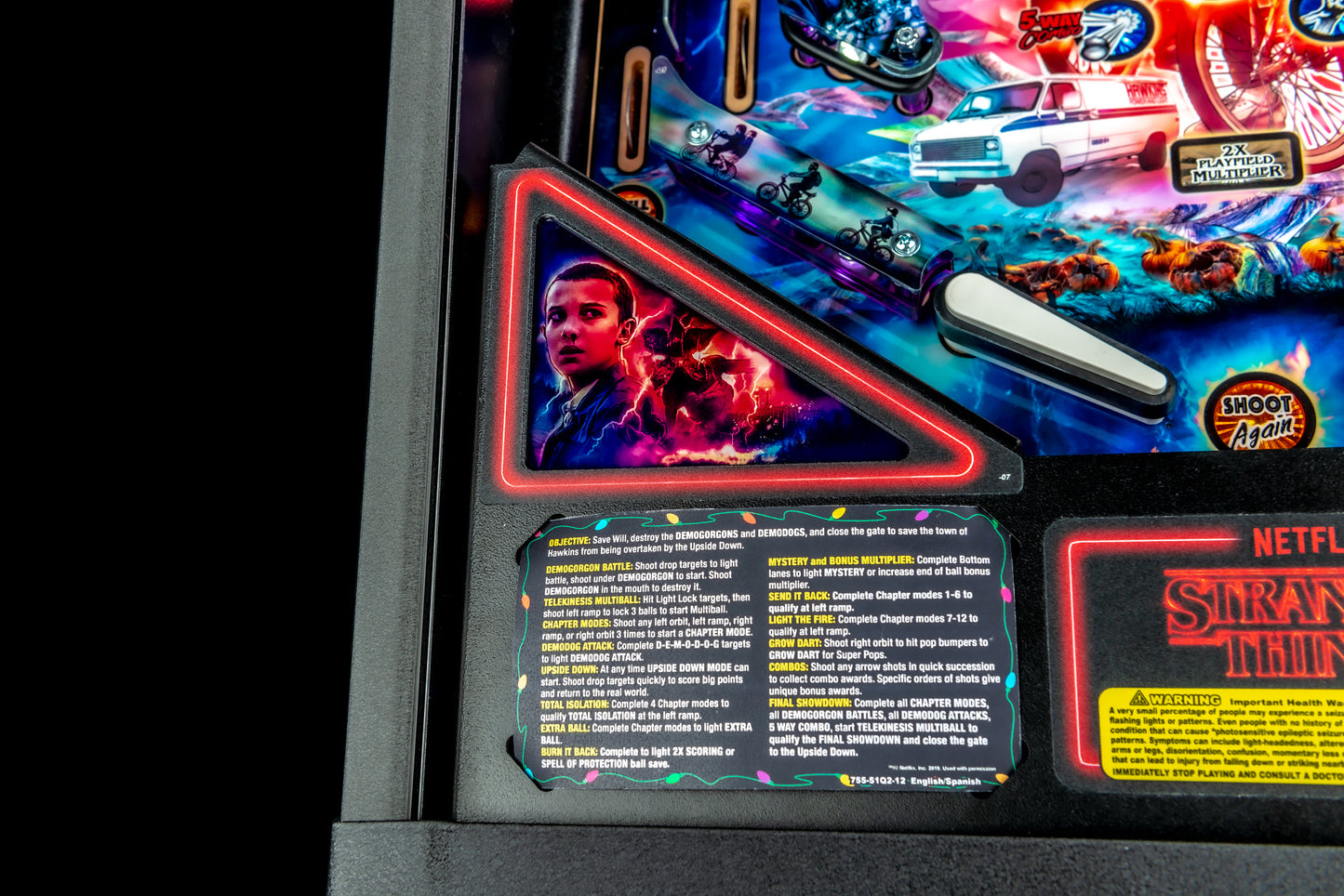 STRANGER THINGS PREMIUM Edition Flipper - STERN Pinball