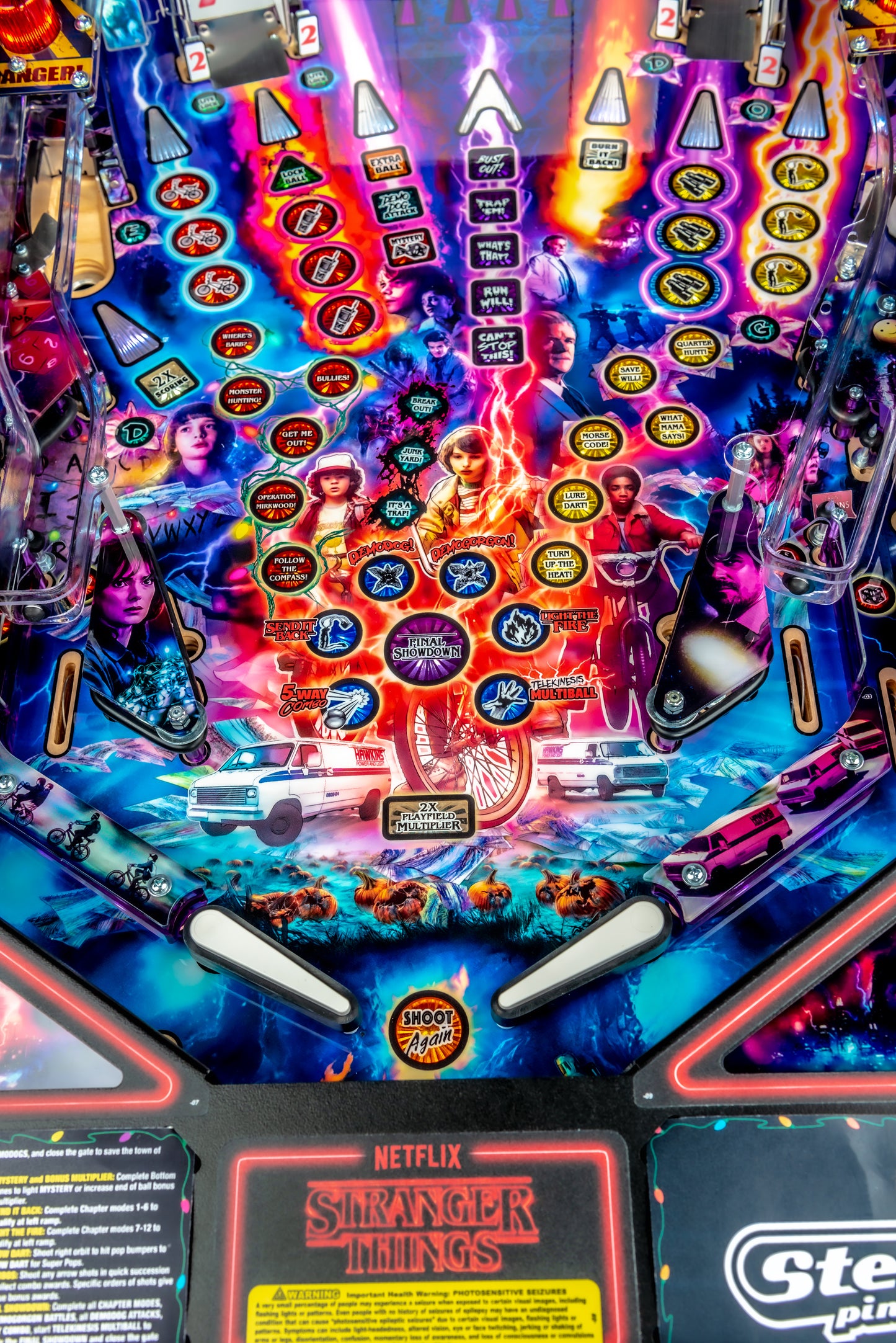 STRANGER THINGS PREMIUM Edition Flipper - STERN Pinball