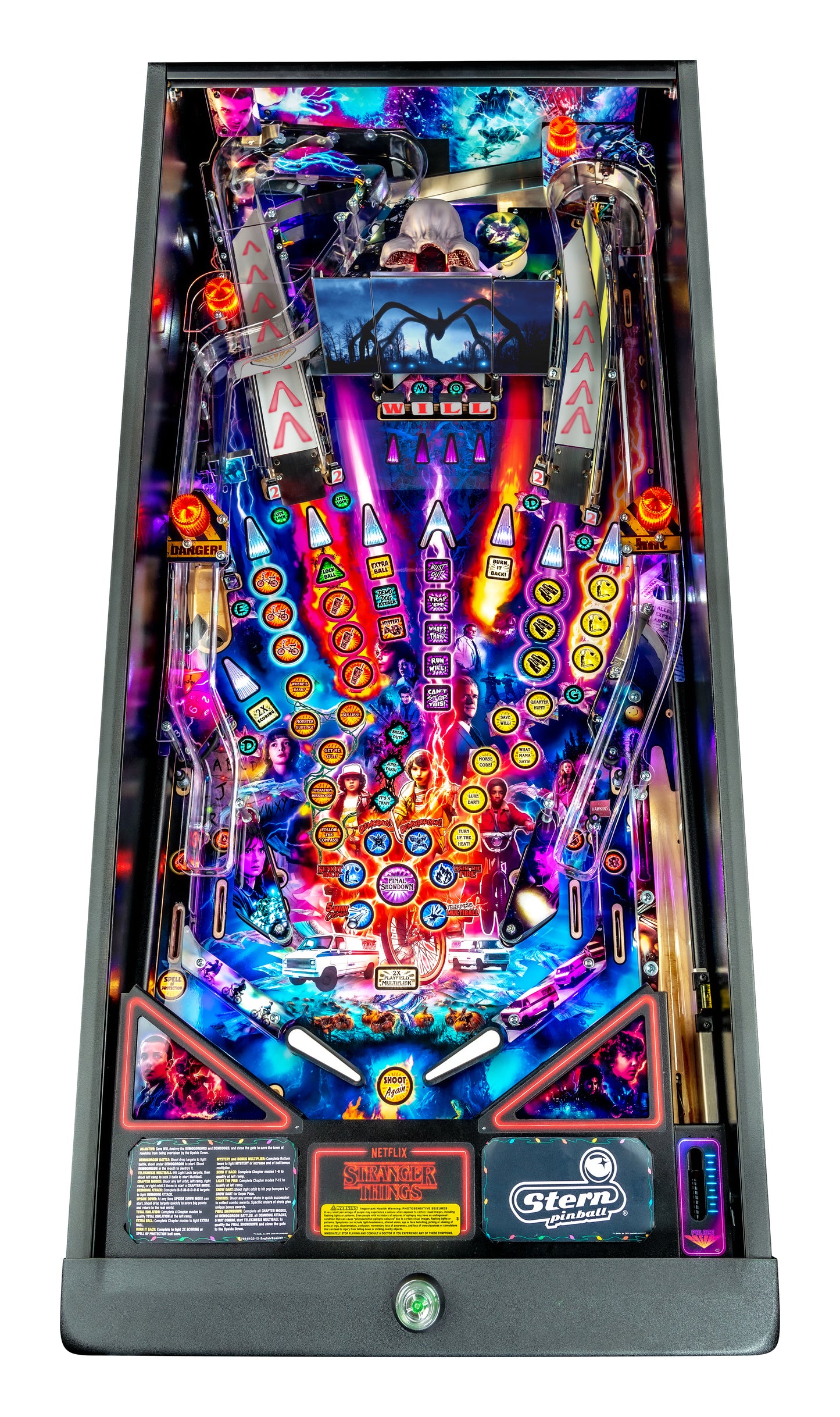 STRANGER THINGS PREMIUM Edition Flipper - STERN Pinball
