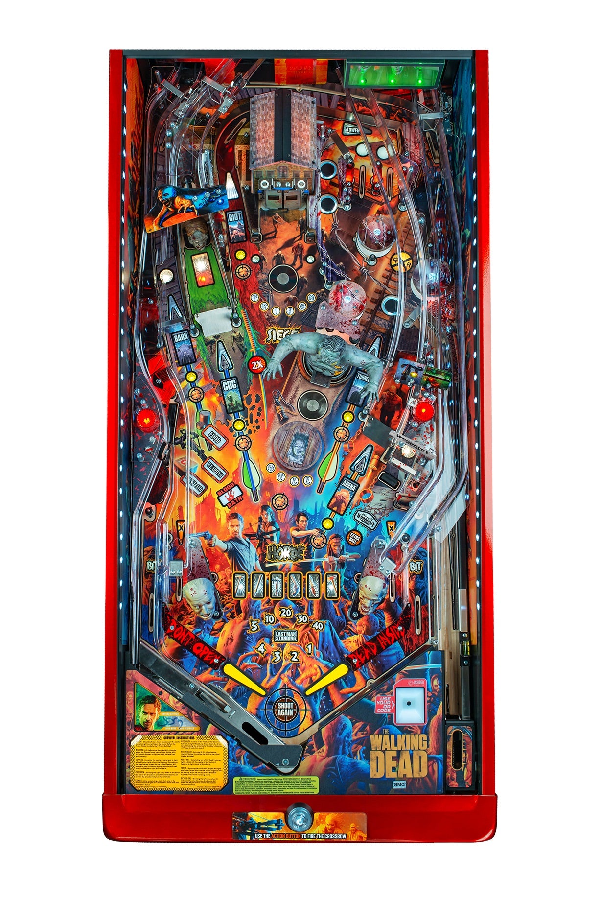 THE WALKING DEAD Remastered Limited Edition LE Flipper - STERN Pinball