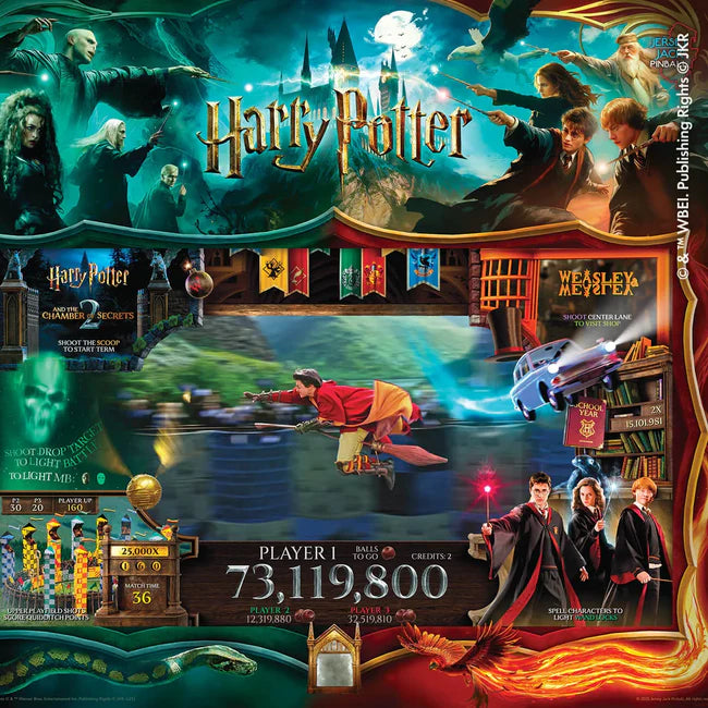 HARRY POTTER WIZARD Edition Flipper - Jersey Jack Pinball JJP Pinball