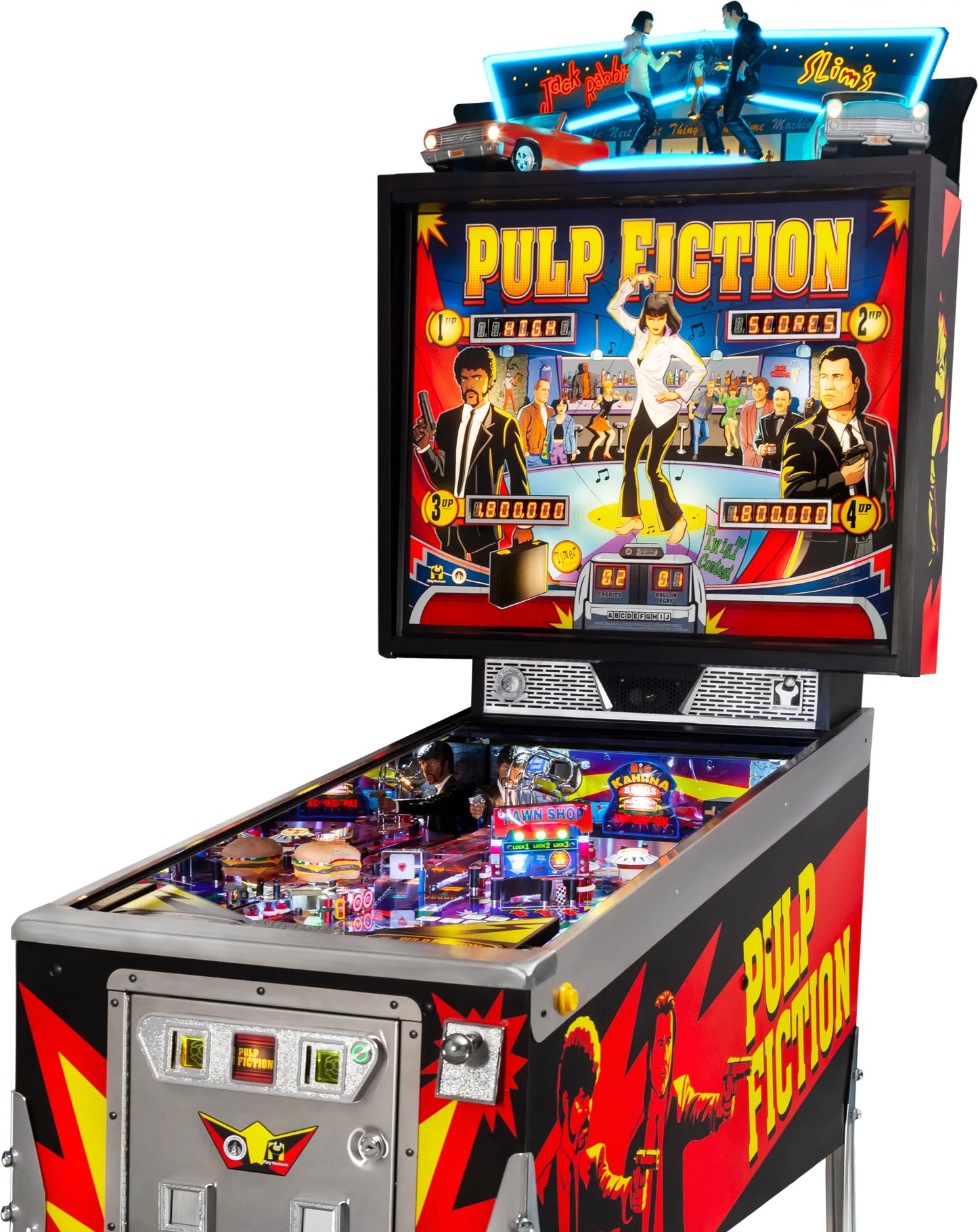 PULP FICTION BAD MOTHER LIMITED Edition LE Flipper - Chicago Gaming Company Pinball CGC Pinball