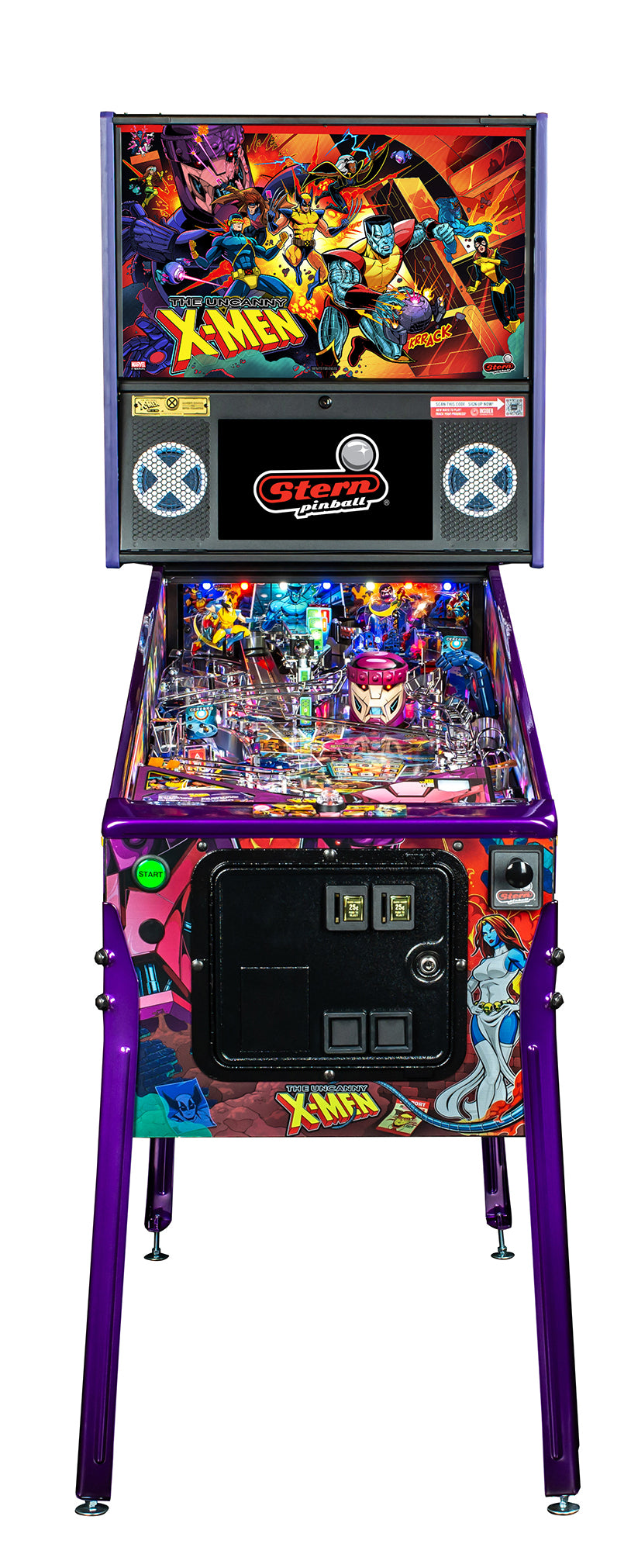 THE UNCANNY X-MEN - SOLD OUT! - LIMITED Edition LE Flipper - STERN Pinball
