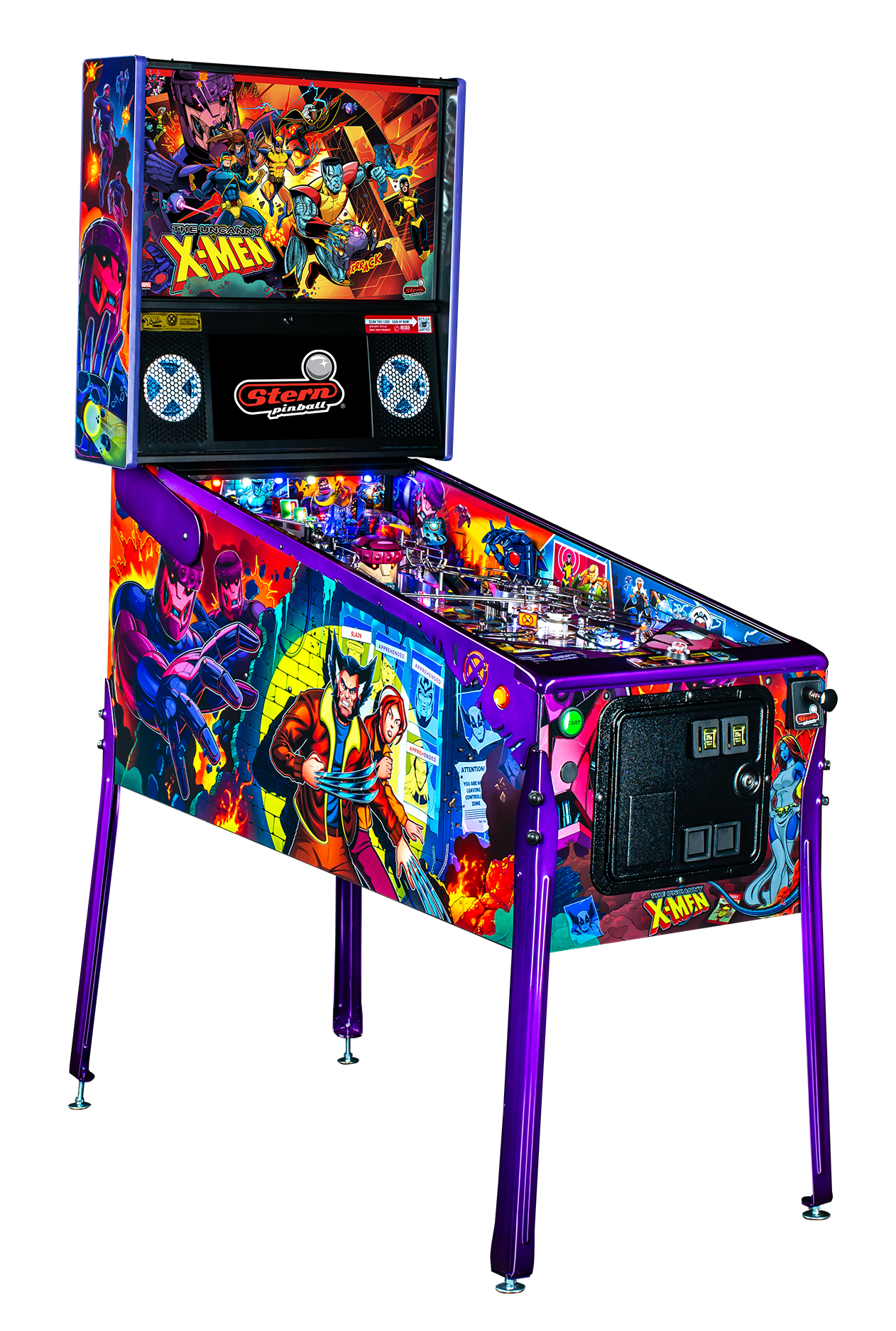 THE UNCANNY X-MEN - SOLD OUT! - LIMITED Edition LE Flipper - STERN Pinball